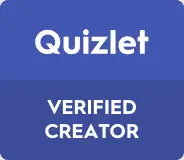 Badge that says Quizlet Verified Creator